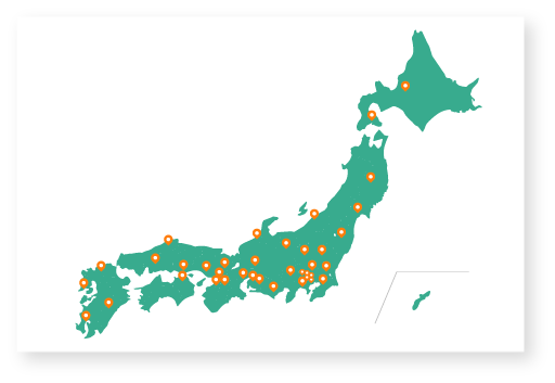日本全国に広がるノースト 